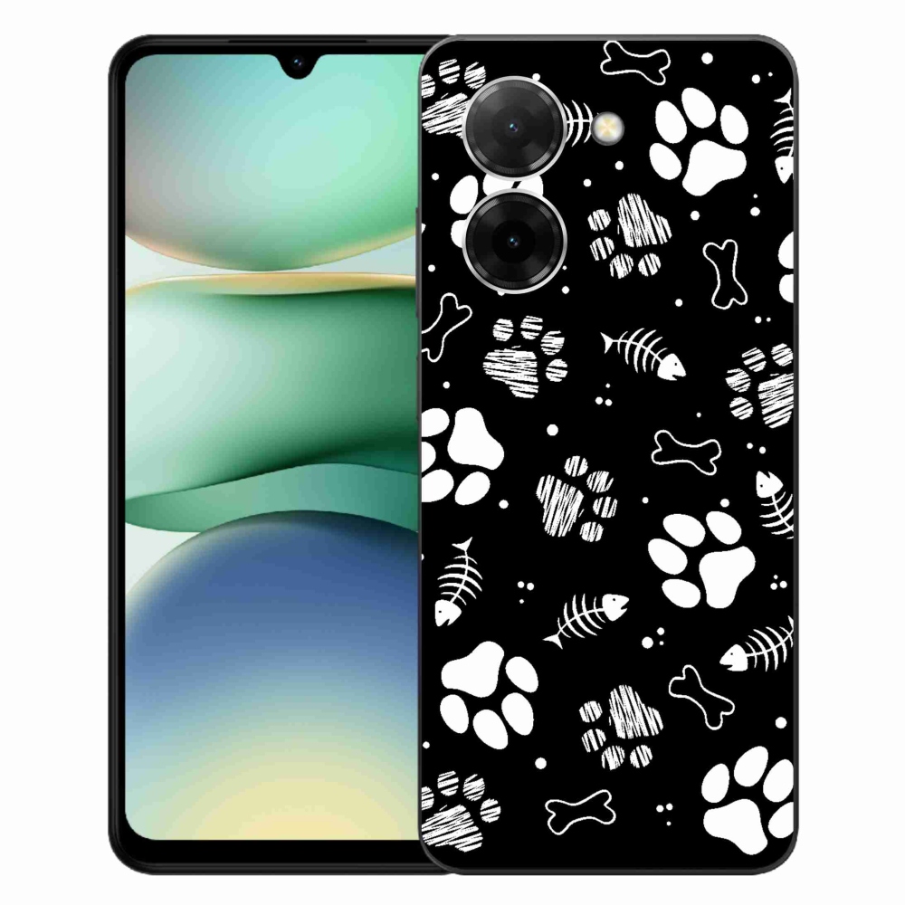 Gélový kryt mmCase na Xiaomi Redmi A5 (171.7x77.8x8.3mm) - psie labky