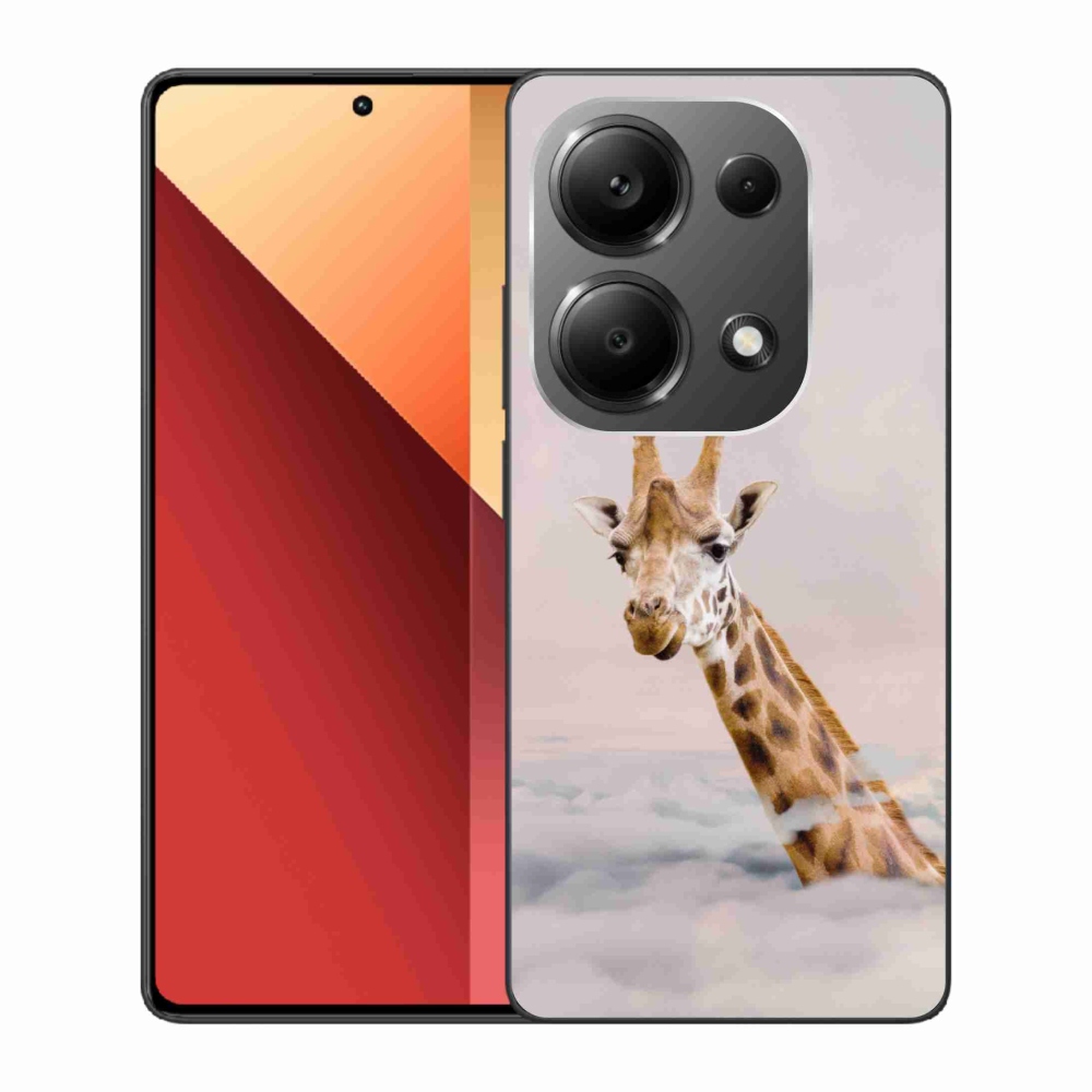 Gélový kryt mmCase na Xiaomi Redmi Note 13 Pro 4G/Poco M6 Pro - žirafa v oblakoch