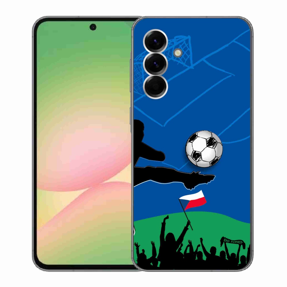 Gélový kryt mmCase na Samsung Galaxy A56 5G - fanúšikovia futbalu