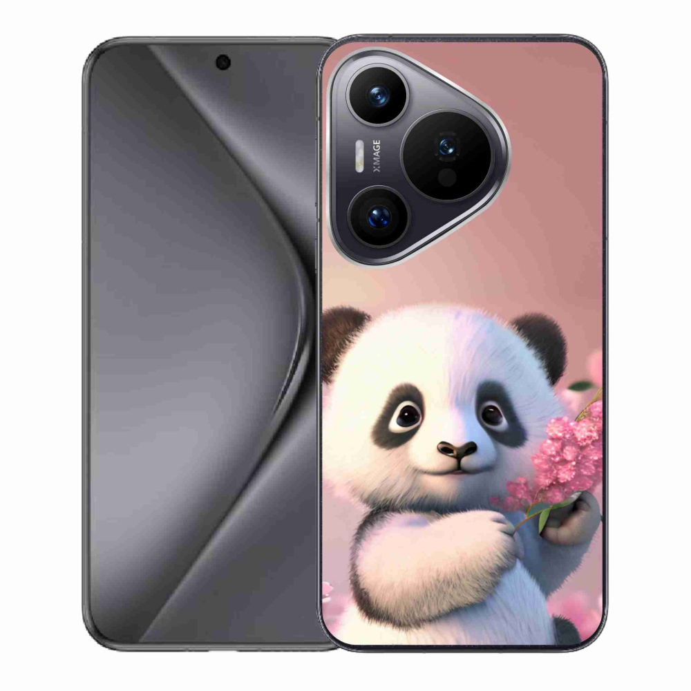 Gélový kryt mmCase na Huawei Pura 70 - roztomilá panda