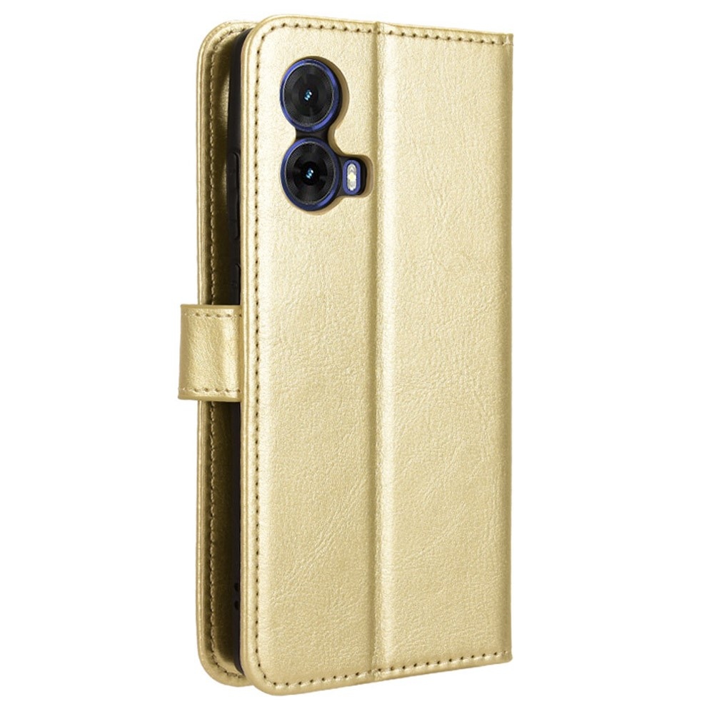 Crazy knižkové púzdro na Motorola Moto G85 5G - zlaté