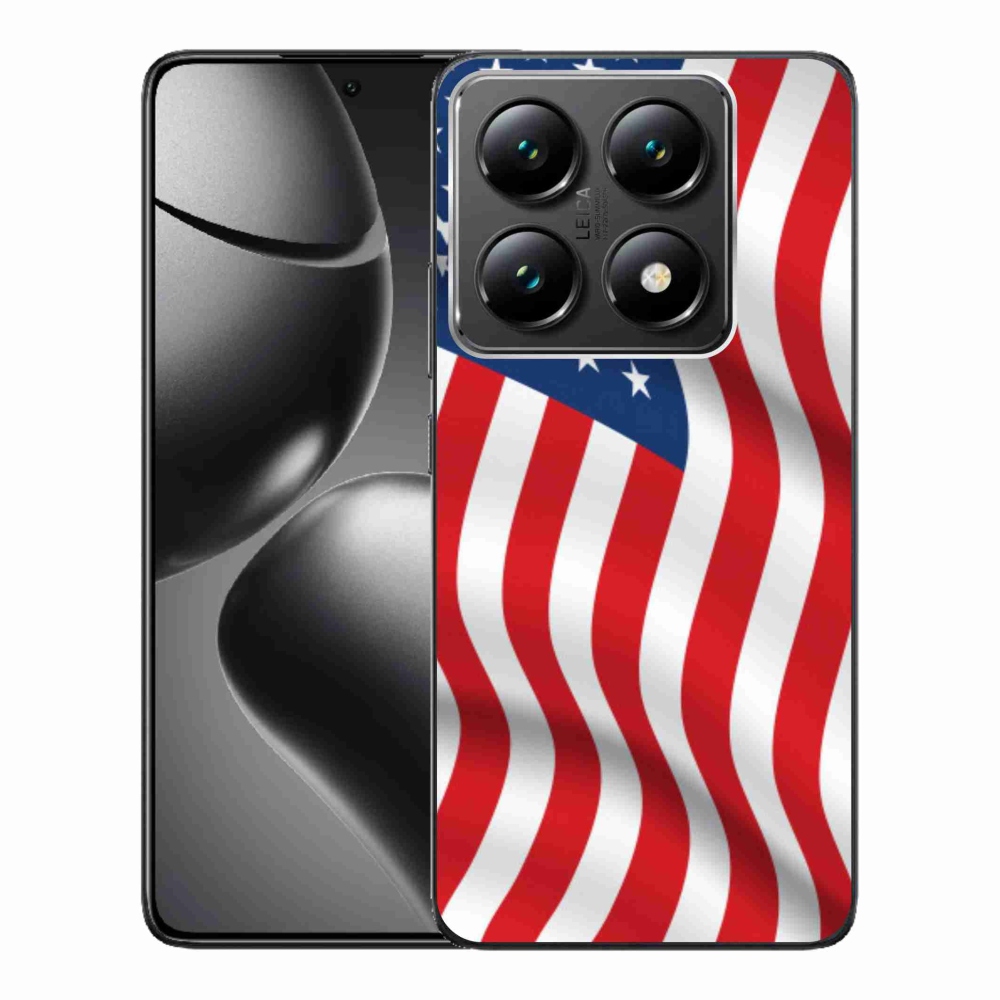 Gélový kryt mmCase na Xiaomi 14T Pro - USA vlajka
