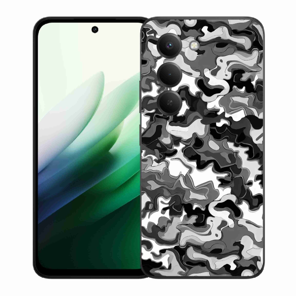 Gélový kryt mmCase na Xiaomi Redmi 15 5G (169mm) - maskáčový vzor 3