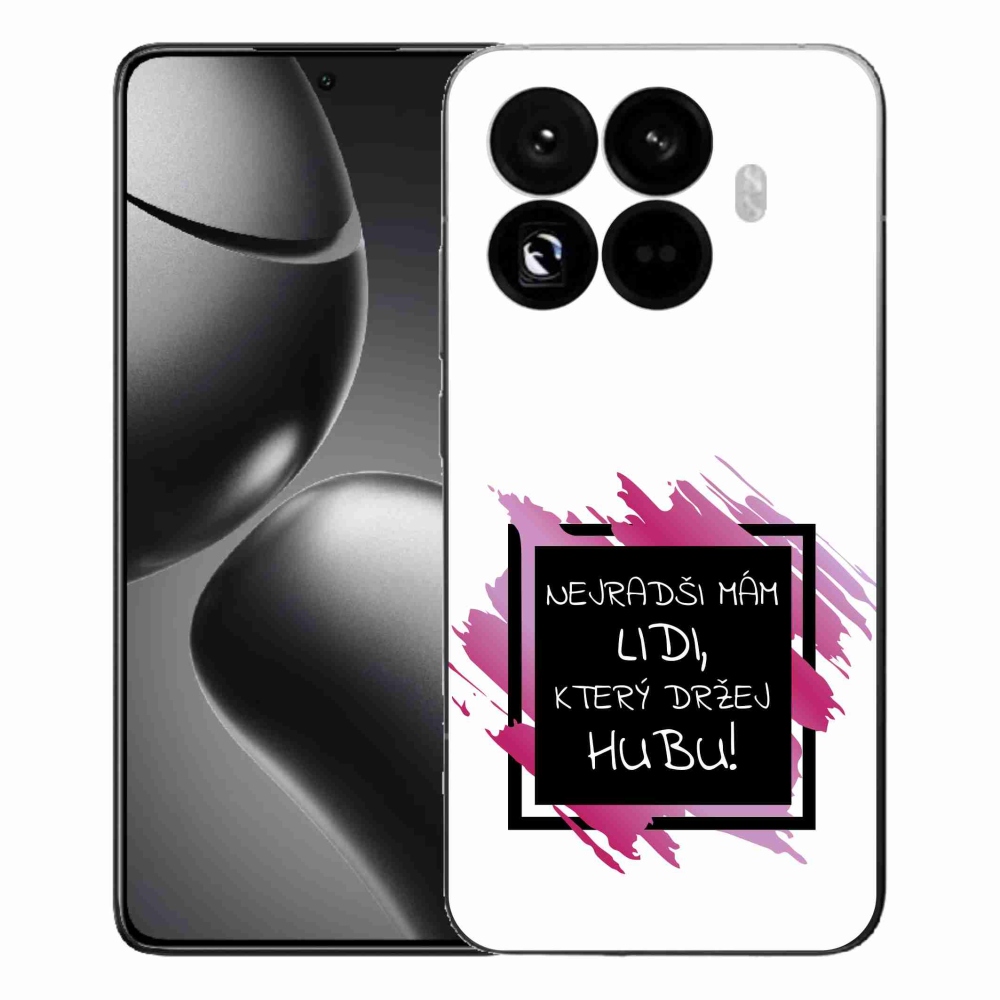 Gélový kryt mmCase na Xiaomi 15T Pro - vtipný text 7 čiernobiele pozadie