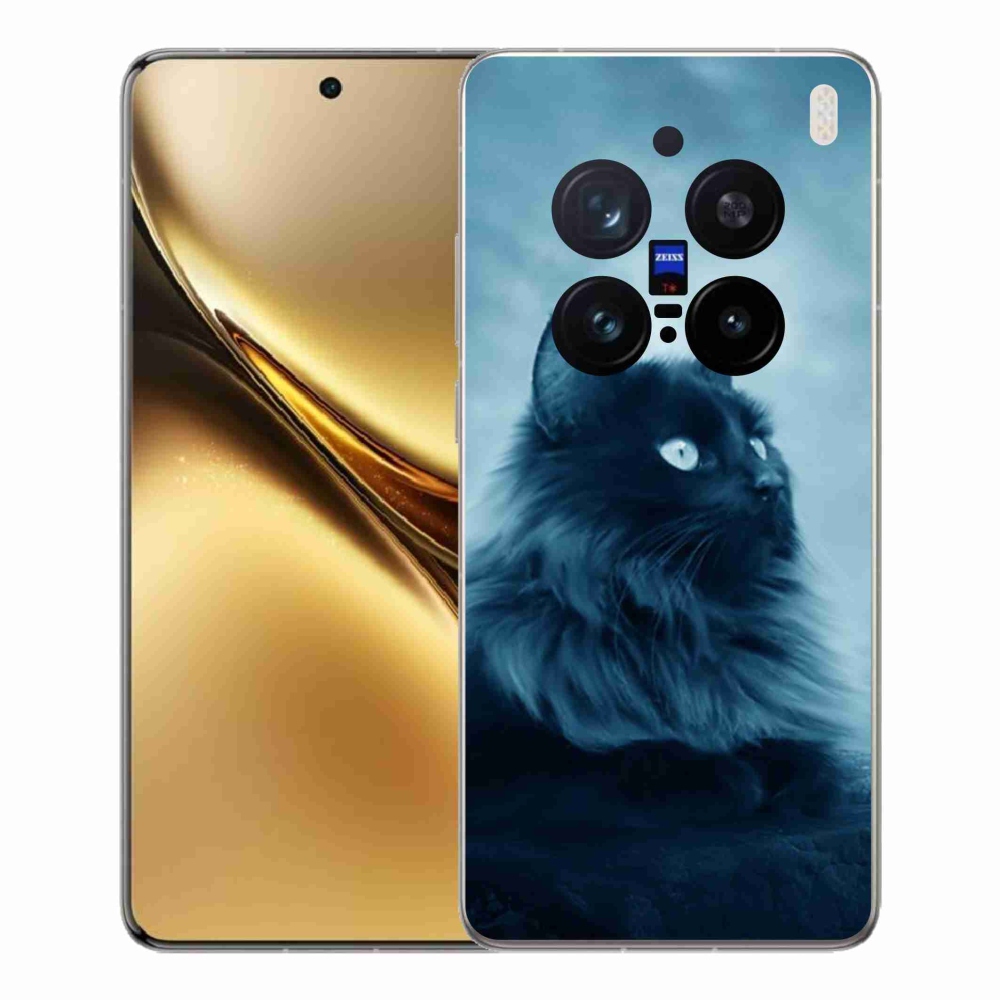 Gélový kryt mmCase na Vivo X200 Pro 5G - čierna mačka 1