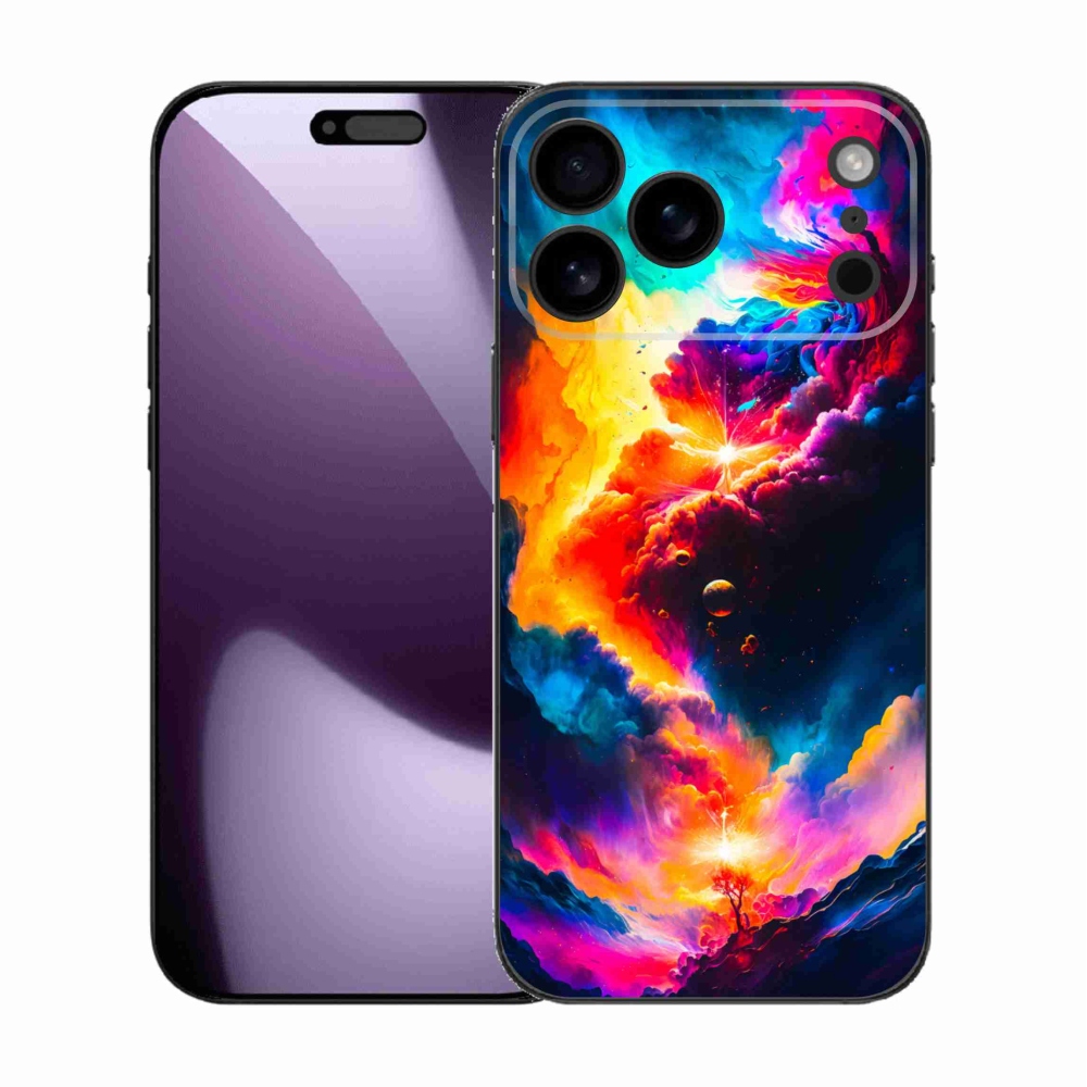 Gélový kryt mmCase na iPhone 17 Pro Max - abstraktný motív