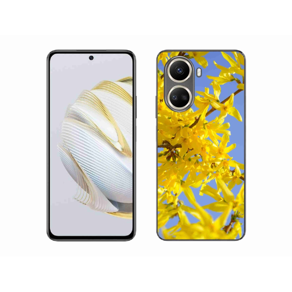 Gélový kryt mmCase na Huawei Nova 10 SE - žlté kvety