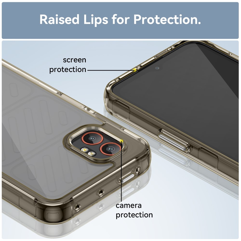 Gélový obal s pevným chrbtom na Samsung Galaxy Xcover 7 Pro - šedé