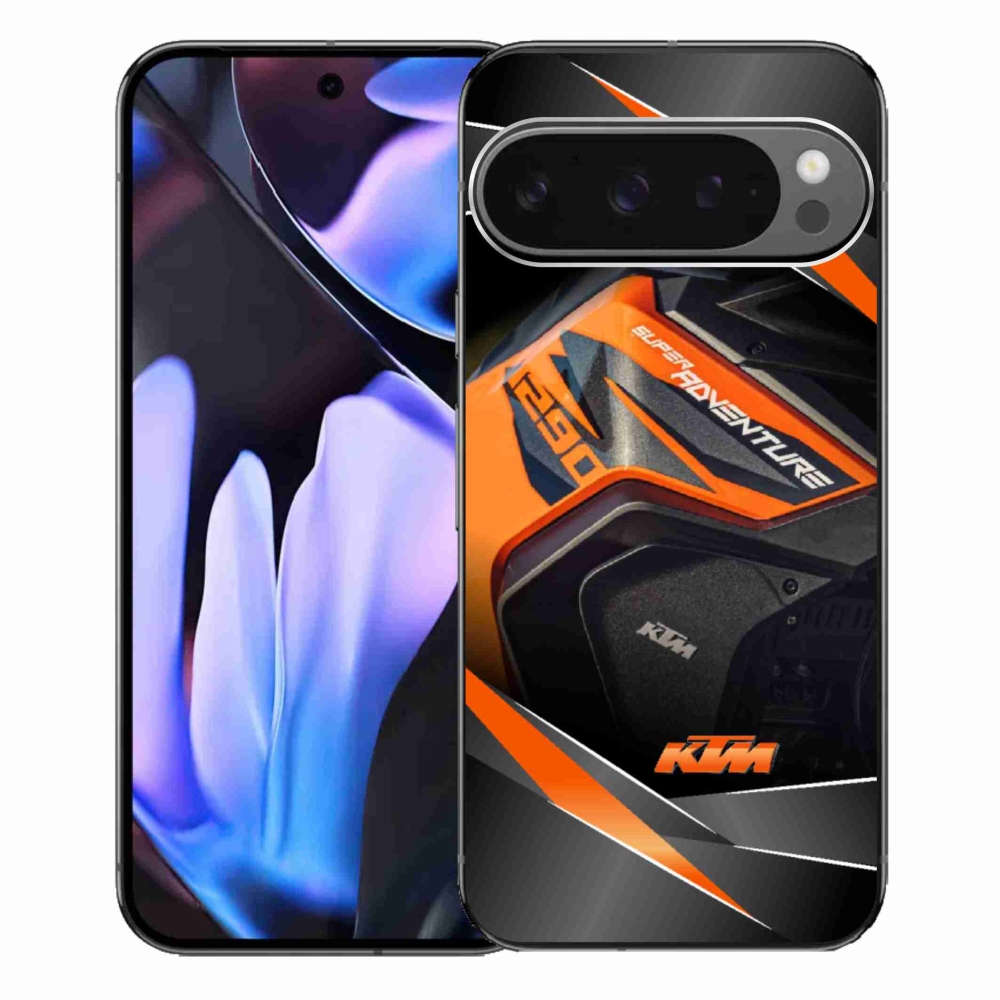 Gélový kryt mmCase na Google Pixel 9 Pro XL - motorka ktm