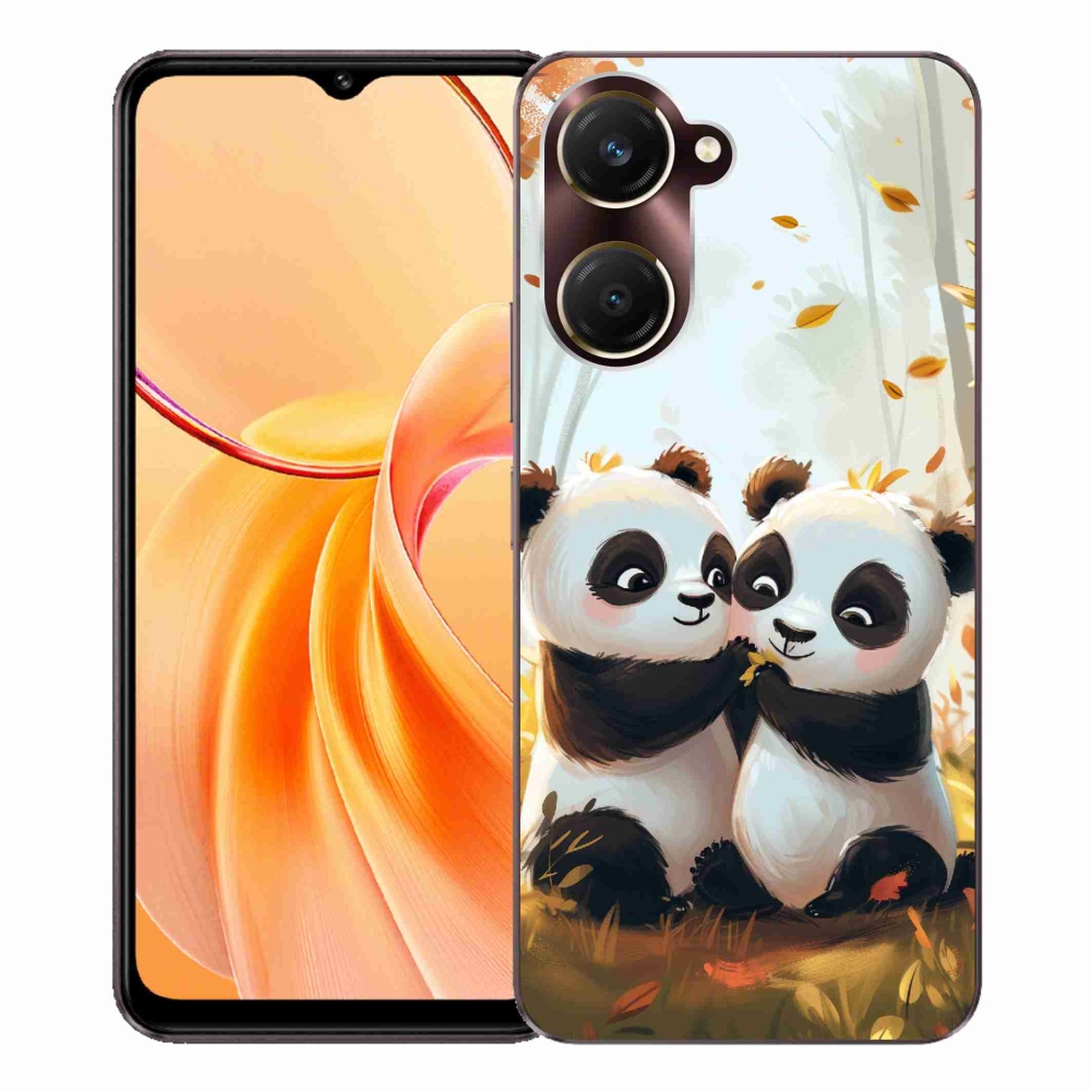 Gélový kryt mmCase na Vivo Y28s 5G - pandy
