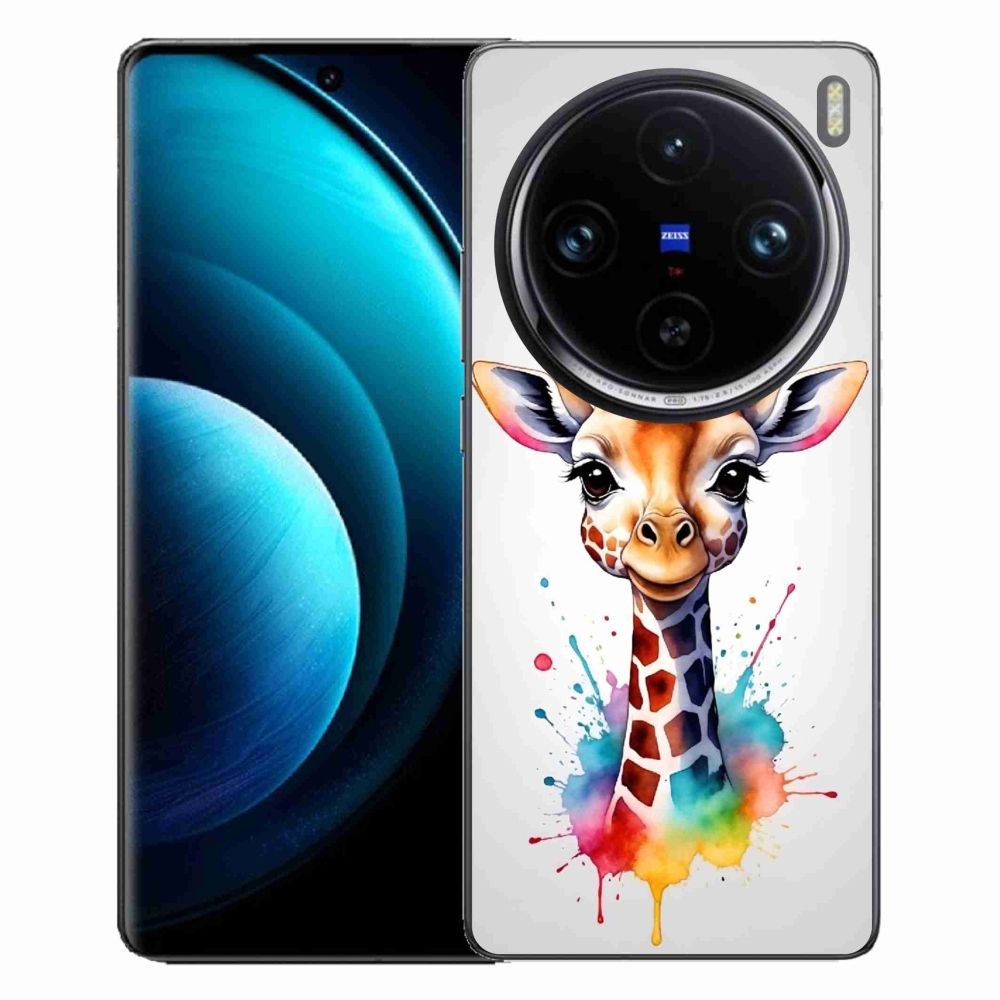 Gélový kryt mmCase na Vivo X100 Pro 5G - žirafa 1