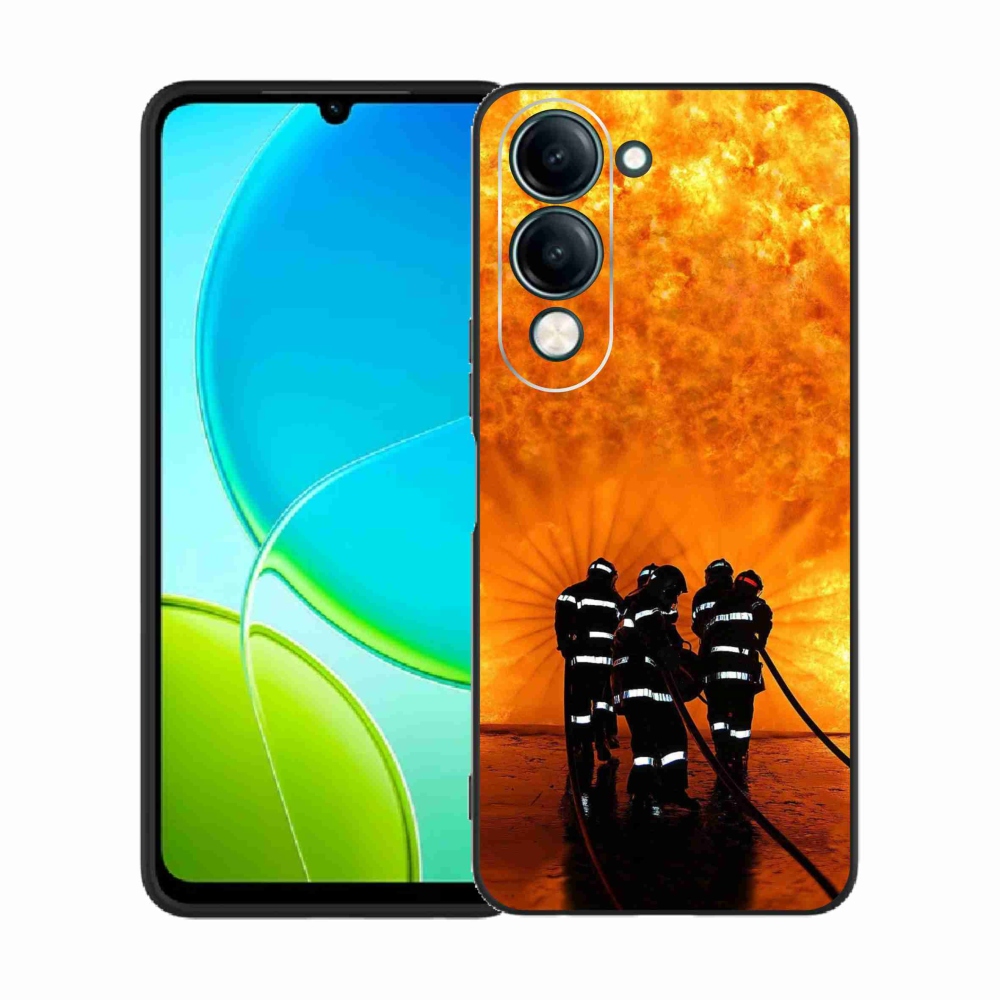 Gélový kryt mmCase na Vivo Y29s 5G - požiar