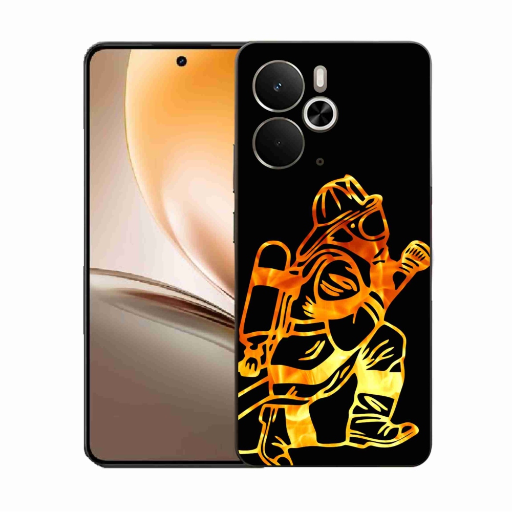 Gélový kryt mmCase na Realme 14 5G - hasič 1