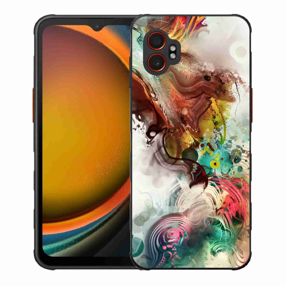 Gélový kryt mmCase na Samsung Galaxy Xcover 7 Pro - abstrakt 1