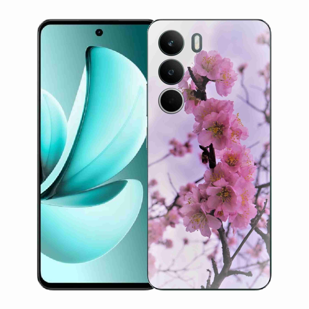 Gélový kryt mmCase na Realme C71 - kvety 7