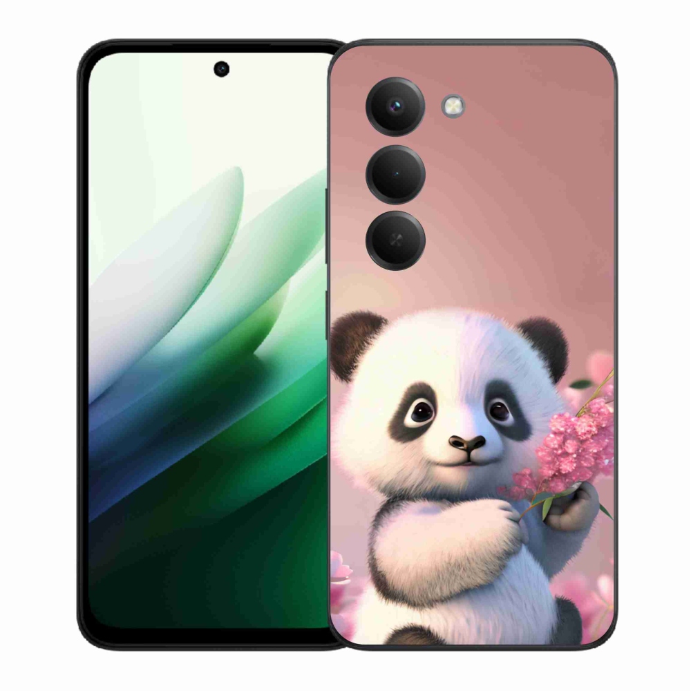 Gélový kryt mmCase na Xiaomi Redmi 15 5G (169mm) - roztomilá panda