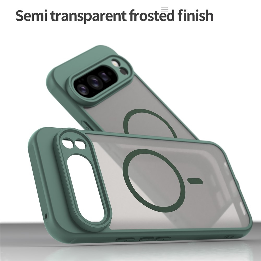 Case matný gélový obal s MagSafe na Google Pixel 10 Pro XL - zelený