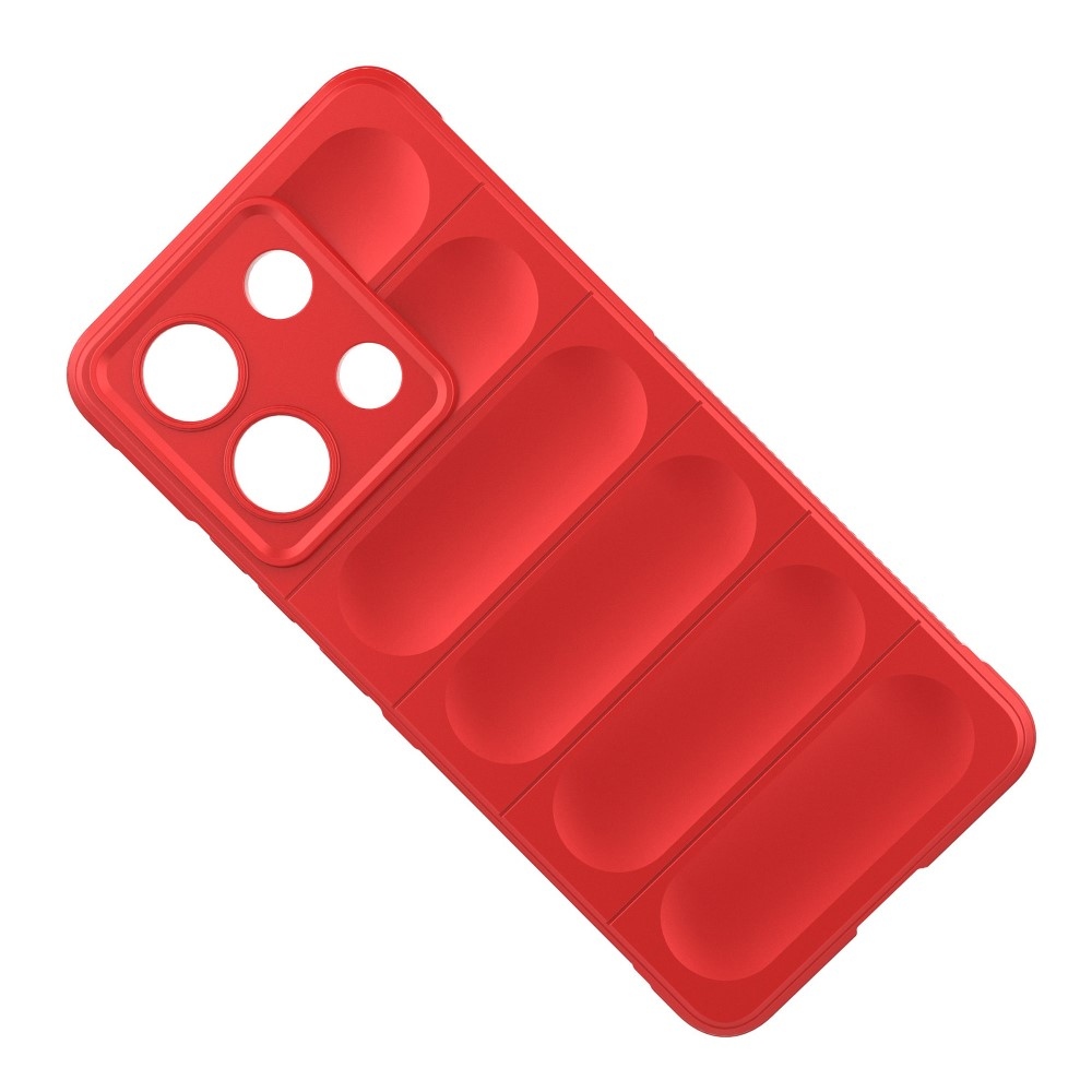 Rugg odolný gélový obal na Xiaomi Redmi Note 13 - červený