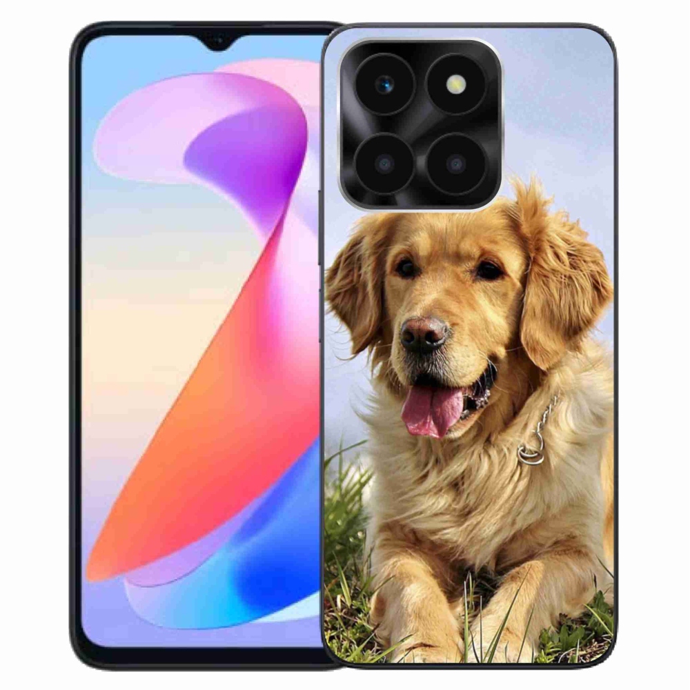 Gélový obal mmCase na Honor X6a - zlatý retriever