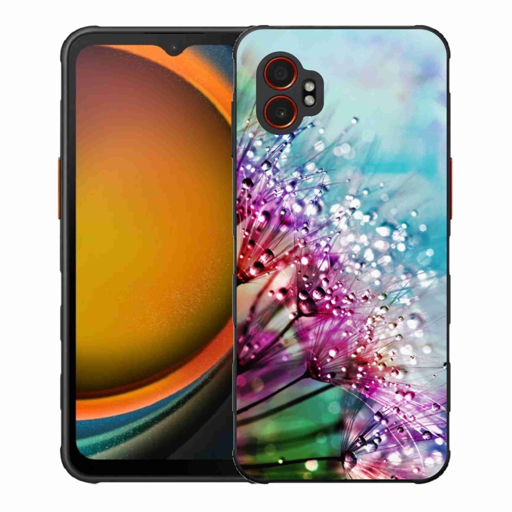 Gélový kryt mmCase na Samsung Galaxy Xcover 7 Pro - farebné kvety