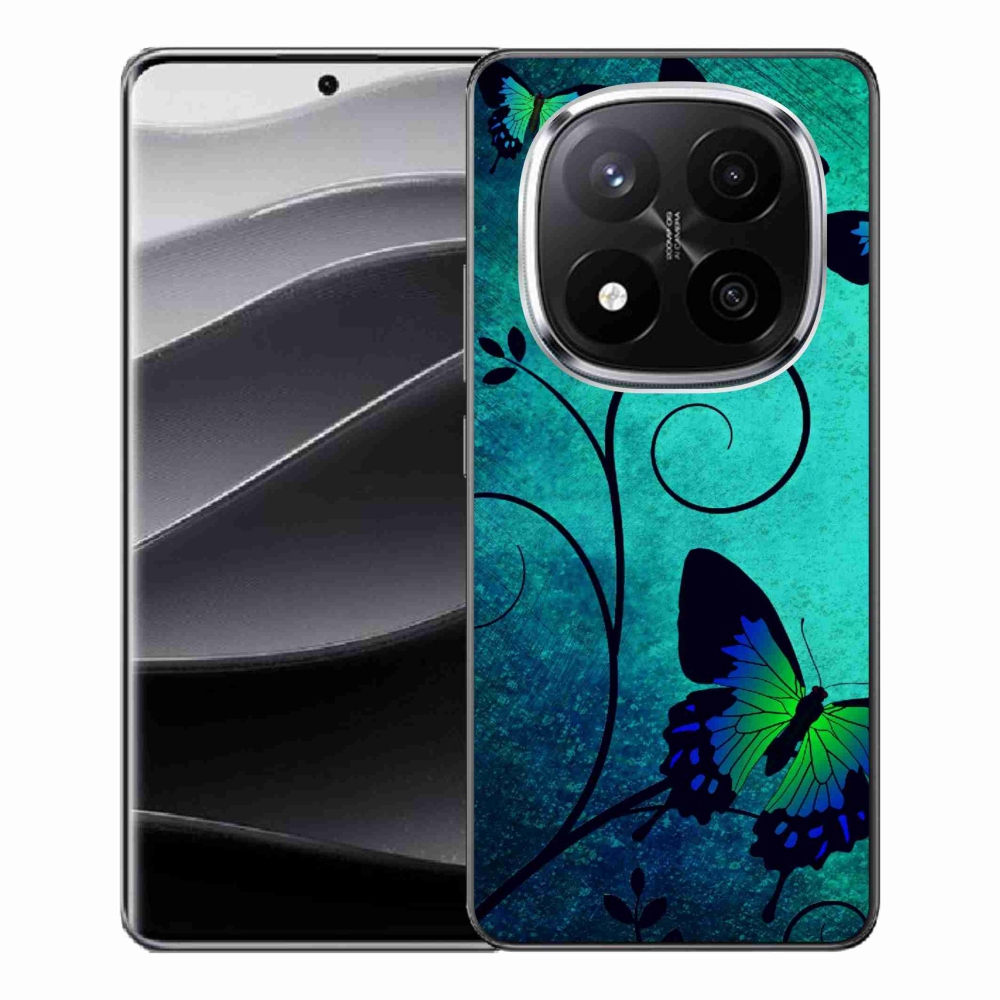 Gélový kryt mmCase na Xiaomi Redmi Note 14 Pro+ 5G - farební motýle