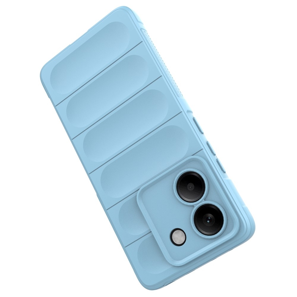 Rugg odolný gélový obal na Xiaomi Poco M7 Pro 5G - svetlomodrý