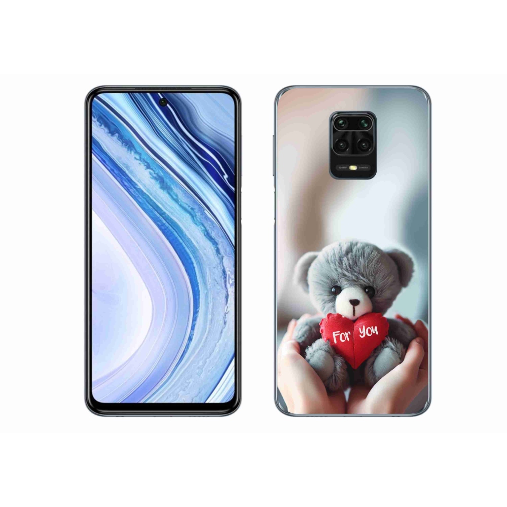 Gélový kryt mmCase na Xiaomi Redmi Note 9S - medvedík pre zamilovaných