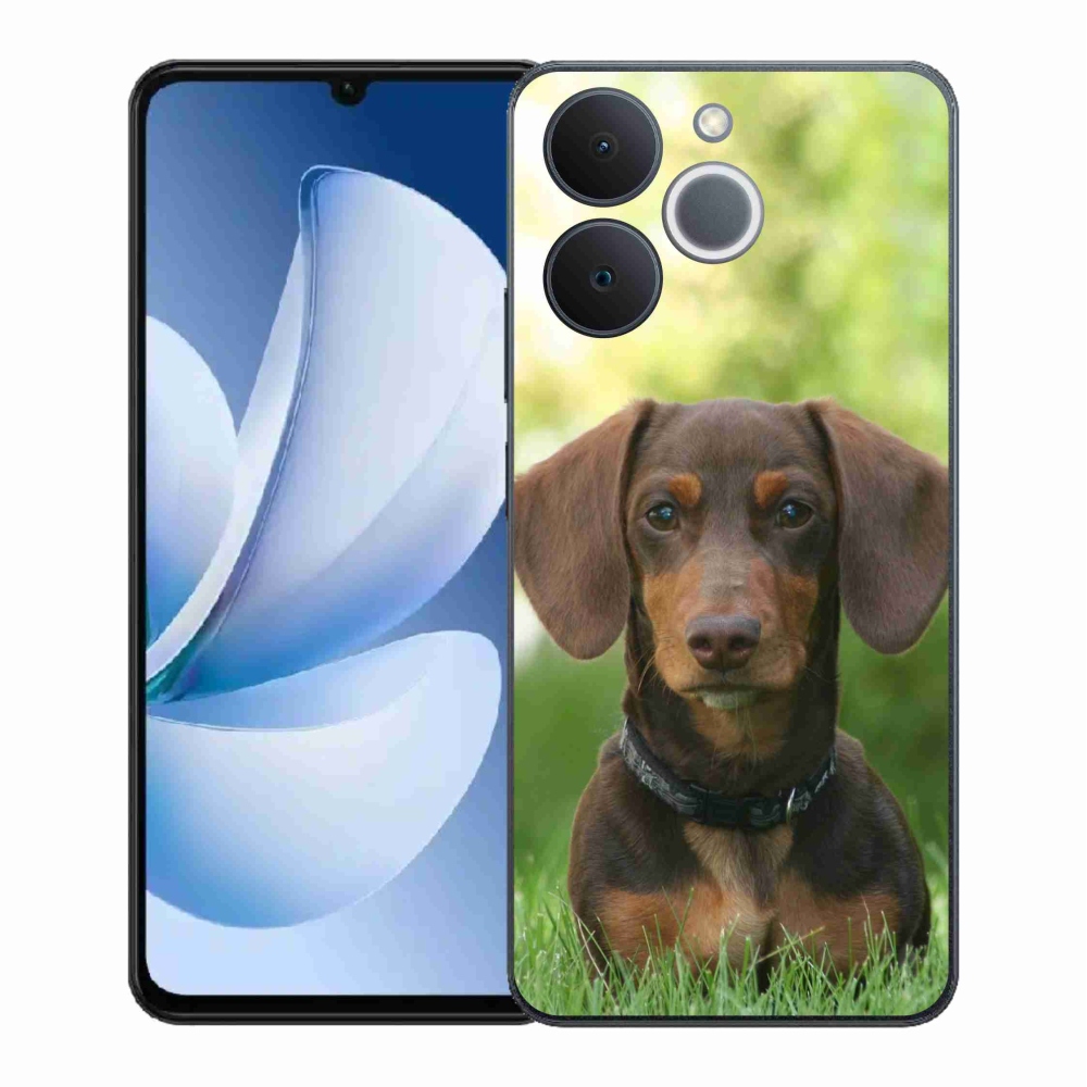 Gélový kryt mmCase na Realme Note 70T - hnedý jazvečík