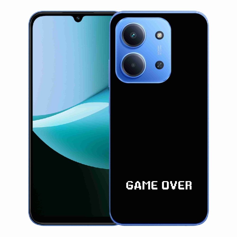 Gélový kryt mmCase na Xiaomi Redmi 15C 4G/5G (173mm) - game over čierne pozadie