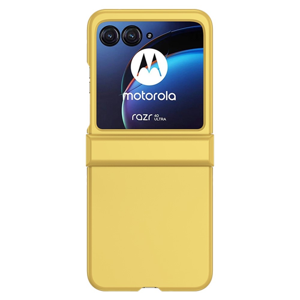 Hard plastový kryt na Motorola Razr 40 Ultra 5G - žltý