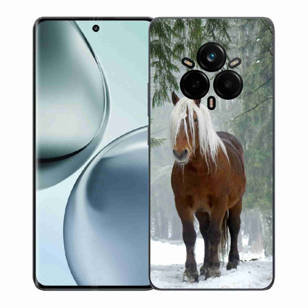 Gélový kryt mmCase na Realme 14 Pro+ 5G - kôň v lese