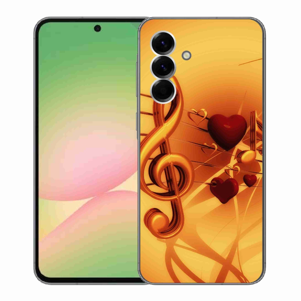 Gélový kryt mmCase na Samsung Galaxy A56 5G - noty