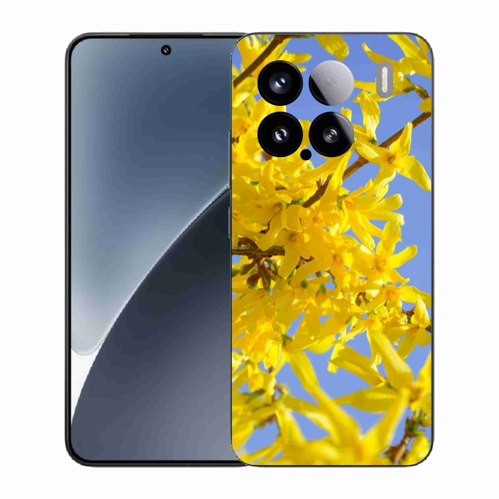Gélový kryt mmCase na Xiaomi 15 - žlté kvety