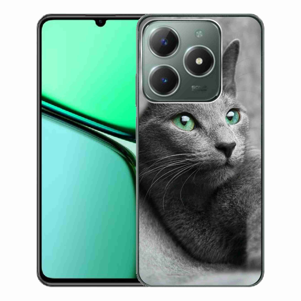 Gélový kryt mmCase na Realme C61 - mačka 2
