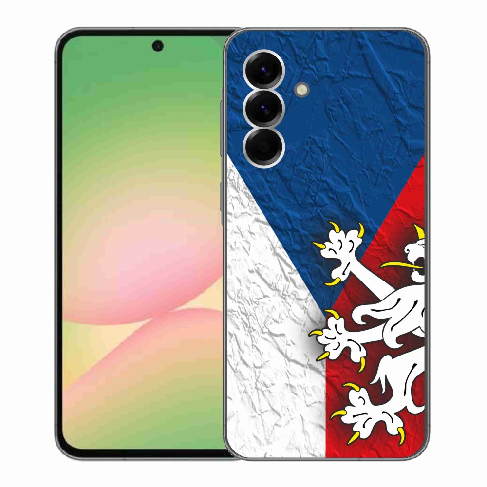 Gélový kryt mmCase na Samsung Galaxy A56 5G - česká vlajka 1
