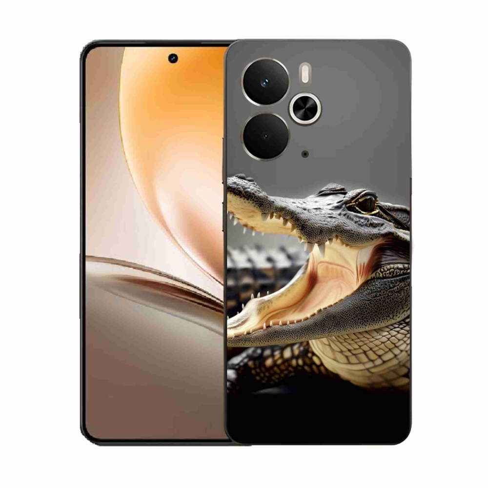 Gélový kryt mmCase na Realme 14 5G - krokodíl