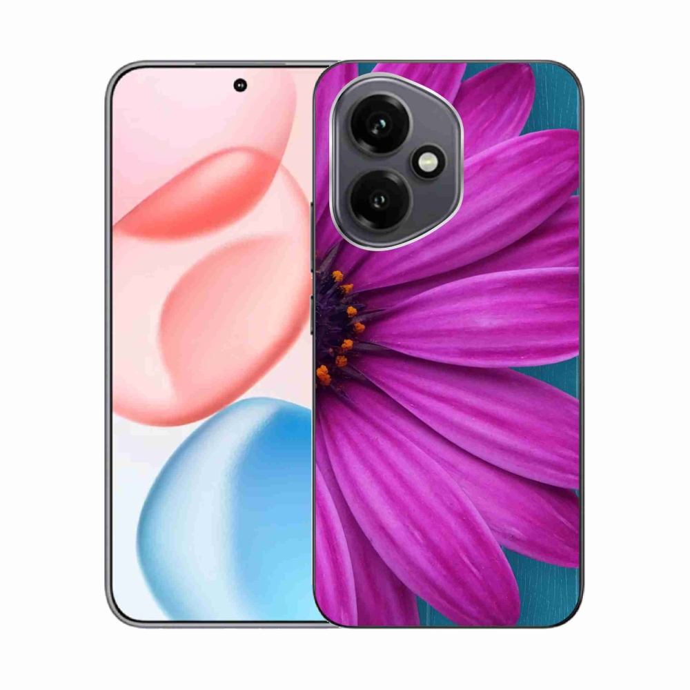Gélový kryt mmCase na Honor 400 - fialová margaréta