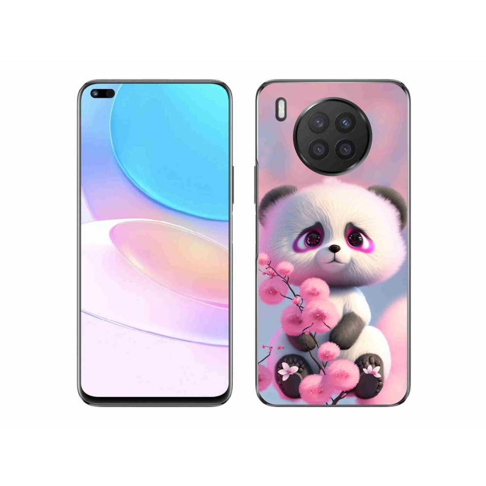 Gélový kryt mmCase na Huawei Nova 8i - roztomilá panda 1