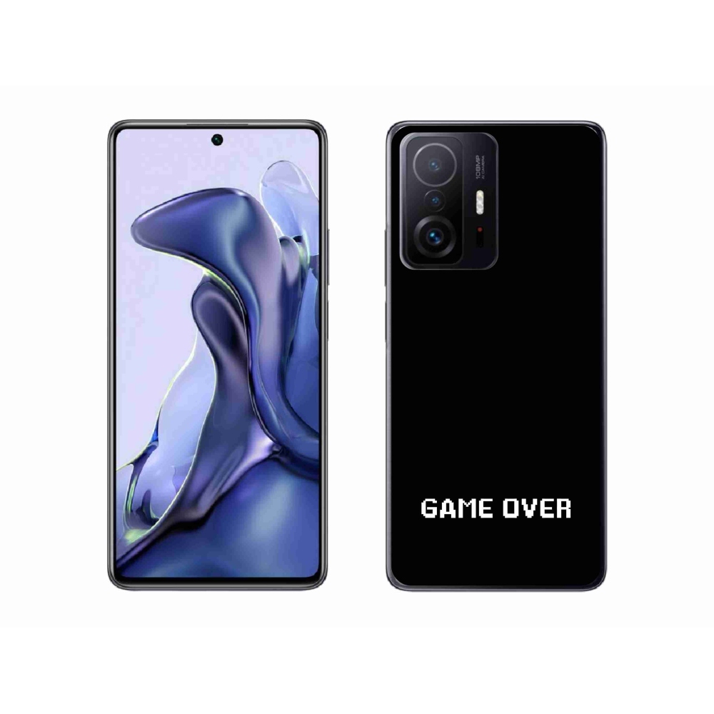 Gélový kryt mmCase na Xiaomi 11T Pro - game over čierne pozadie