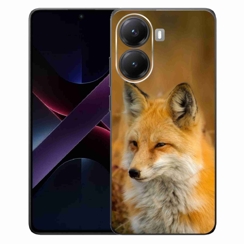 Gélový kryt mmCase na Xiaomi Poco X7 Pro 5G - líška