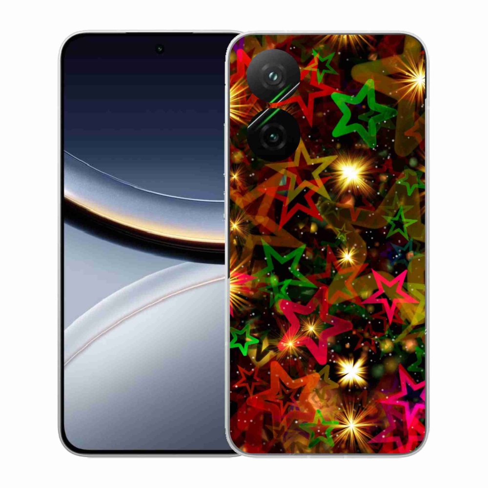 Gélový kryt mmCase na Xiaomi Poco F7 5G - farebné hviezdičky