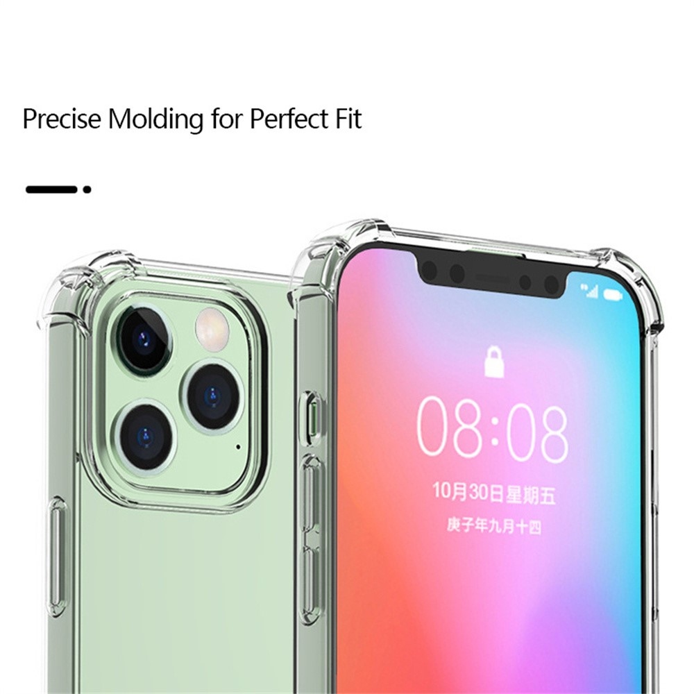 Priehľadný gélový obal s vystuženými rohmi na Xiaomi 14T Pro - priehľadný