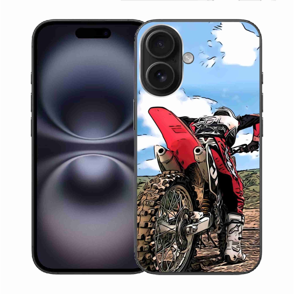 Gélový kryt mmCase na iPhone 16 - moto