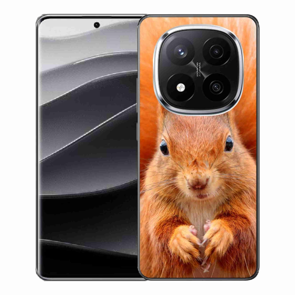 Gélový kryt mmCase na Xiaomi Redmi Note 14 Pro+ 5G - veverička
