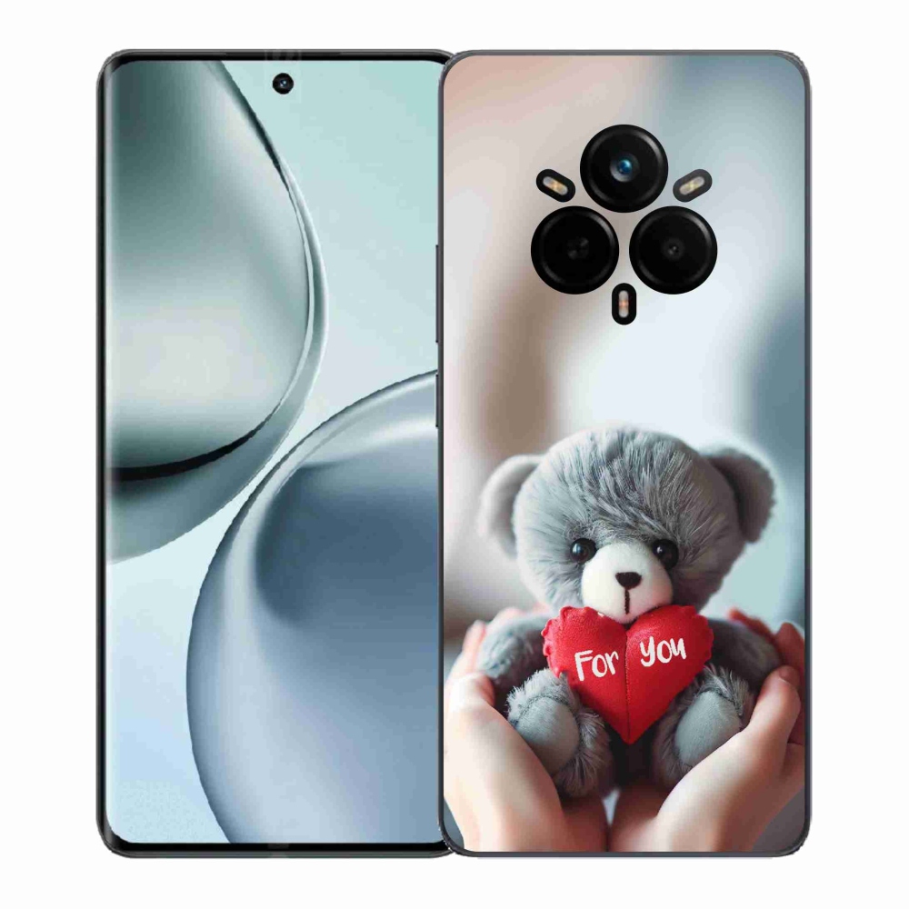 Gélový kryt mmCase na Realme 14 Pro+ 5G - medvedík pre zamilovaných
