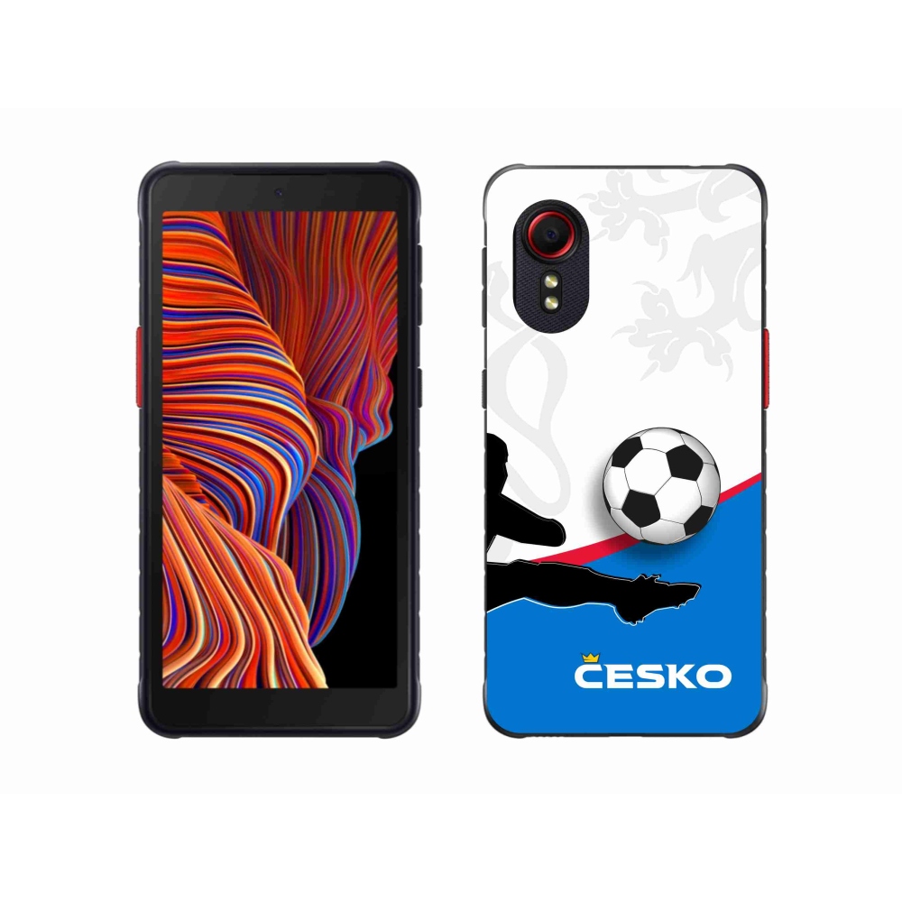 Gélový kryt mmCase na Samsung Galaxy Xcover 5 - futbal Česko 3