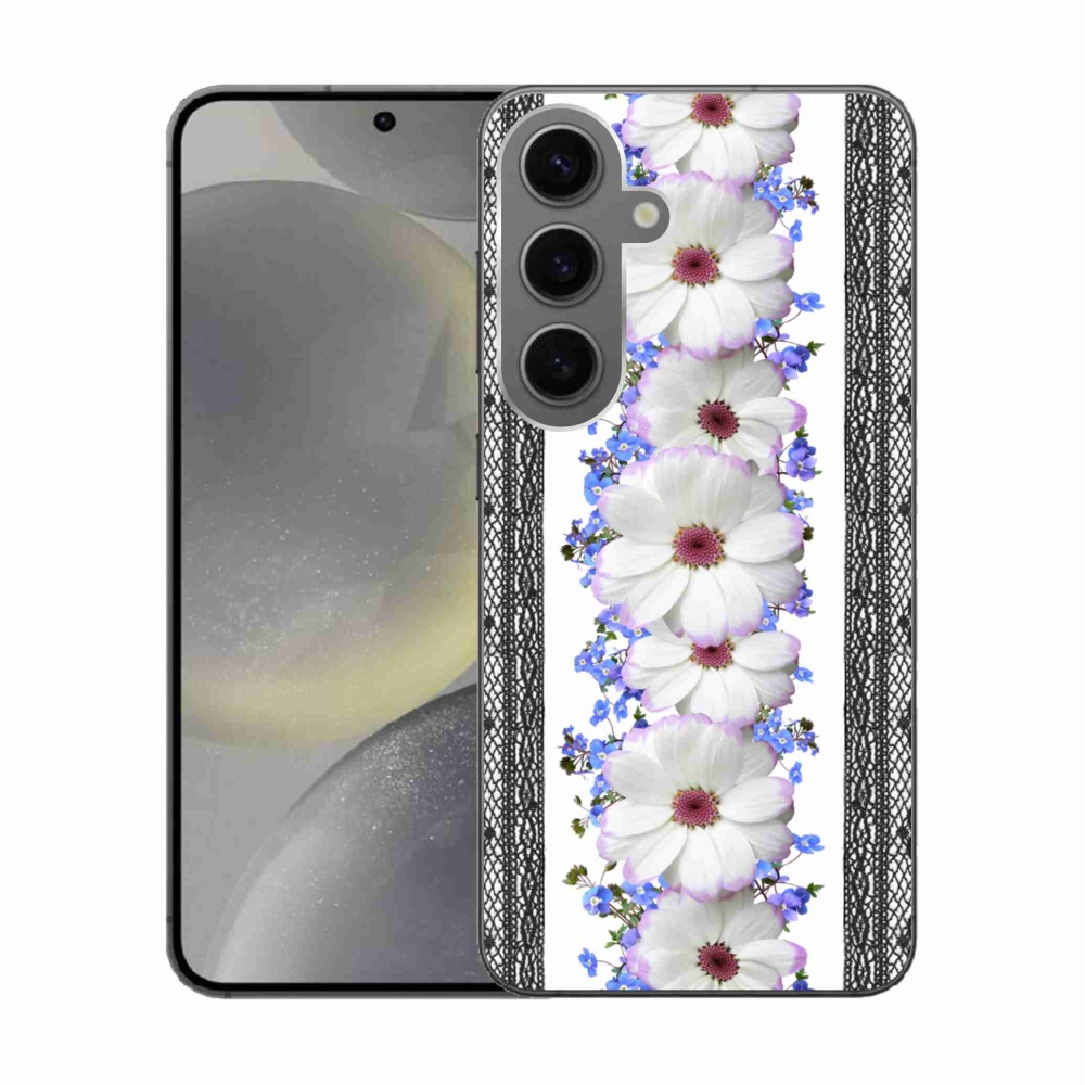 Gélový kryt mmCase na Samsung Galaxy S24 - kvety 8