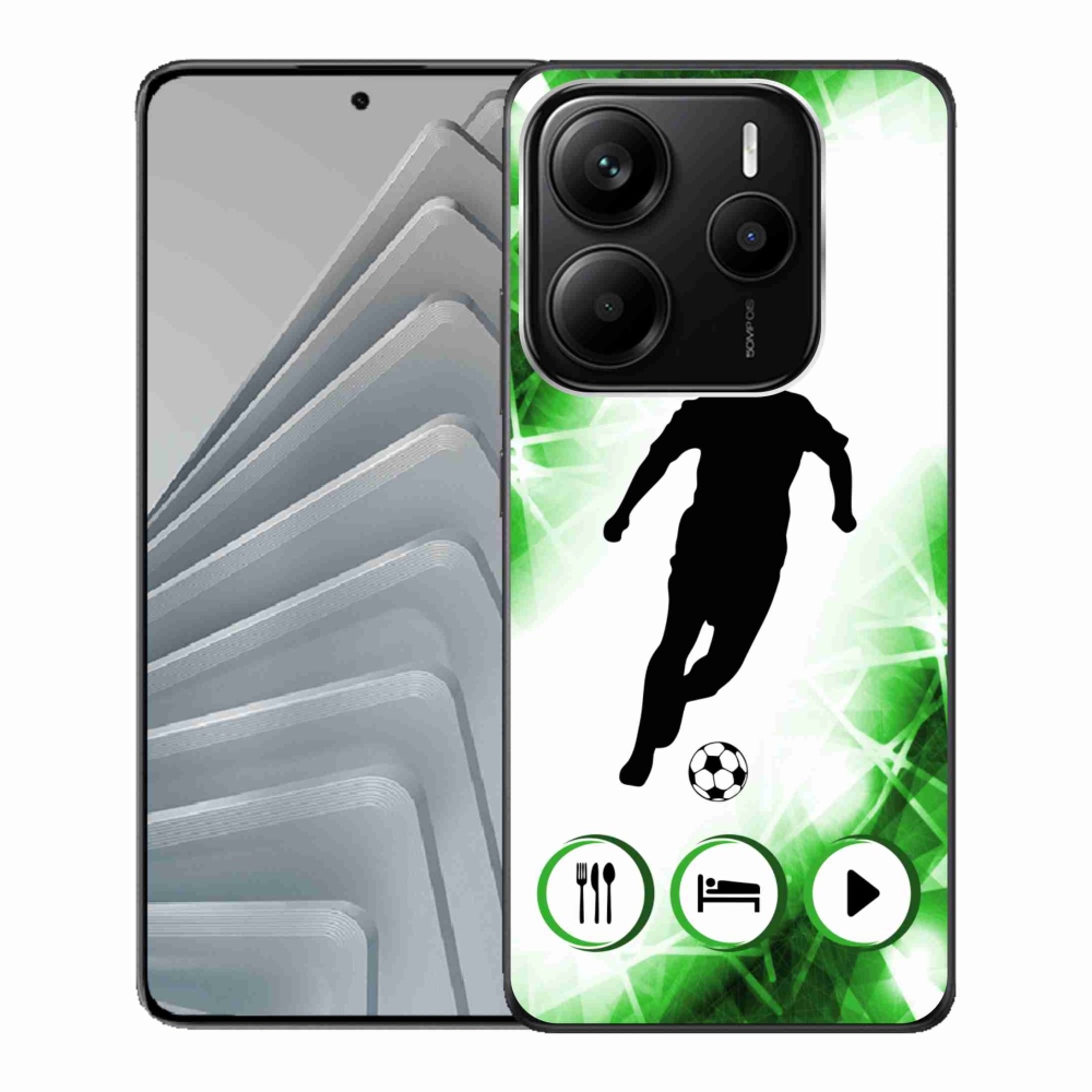 Gélový kryt mmCase na Xiaomi Redmi Note 14 5G - futbalista