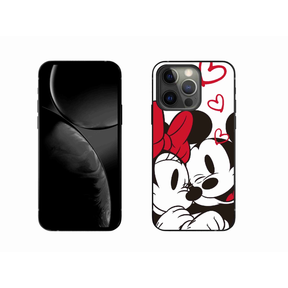 Gélový kryt mmCase na iPhone 13 Pro 6.1 - minnie a mickey