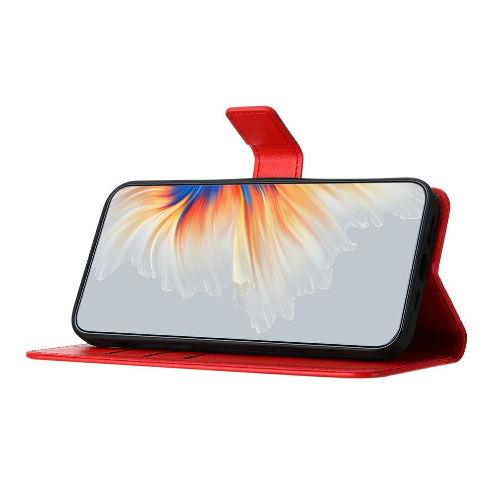 Mandala knižkové púzdro na Xiaomi 15T - červené
